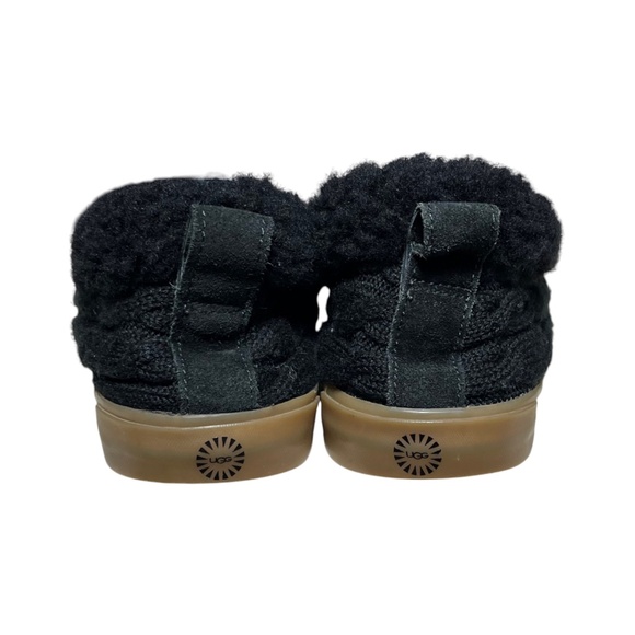 UGG Women's Cable Knit Sweater Slippers Size 7 Rylan Sheepskin Lined Cottagecore - Picture 7 of 11